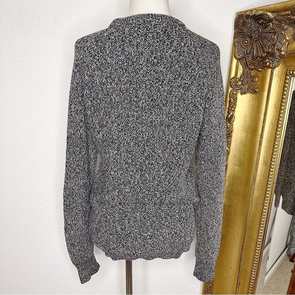 J. Crew Marled Cotton Raglan Sleeve Crew Neck Tunic Sweater Size XS - Picture 3 of 8